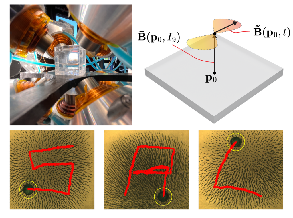 Non-uniform magnetic fields for collective behavior of self-assembled ...